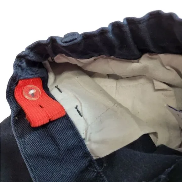 Austin pleated navy uniform pants 7 - Picture 4 of 5